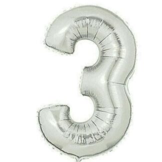 MN34 Number 3 Silver מספר כסף x1