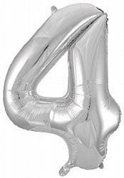 MN32 Number 4 Silver ספרה כסף x1