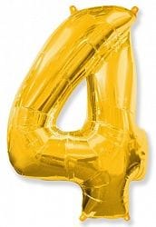 MN7 Number 4 Gold ספרה זהב x1