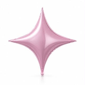 MS16 Pink 4 pointed star כוכב ורוד 4 קצוות (לא מתאים להליום) x1