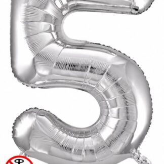 16 inch Number 5 Siver ספרה כסף x1