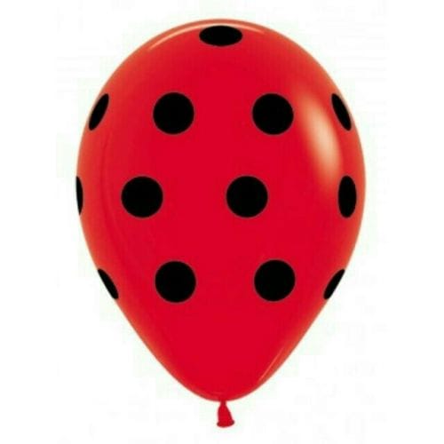 RSp12 Sempertex /015 Fashion Red bug dots חיפושית x50