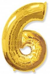 MN7 Number 6 Gold ספרה זהב x1