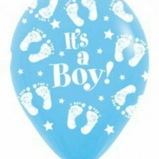 RSp12 Sempertex /140 Pastel it's a boy footprint טביעת רגל של בנים x50