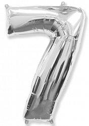 MN7 Number 7 Silver ספרה כסף x2