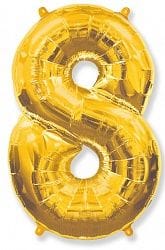 MN7 Number 8 Gold ספרה זהב x1