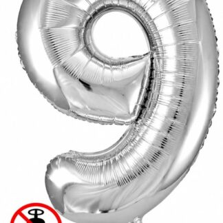 16 inch Number 9 Silver ספרה כסף x1
