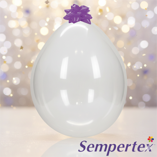 RS18 Sempertex /390 Crystal Clear שקוף פיה רחבה בלון מתנה x25 – תמונה 3