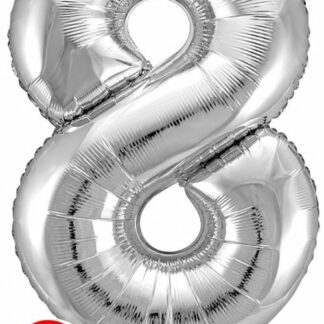 16 inch Number 8 Silver ספרה כסף x1