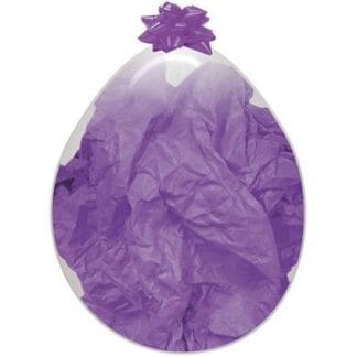 RS18 Sempertex /390 Crystal clear שקוף פיה רחבה בלון מתנה x25