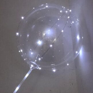 LED שרשרת לד לבלון סיליקון 3מ לבן - white led 3m x1