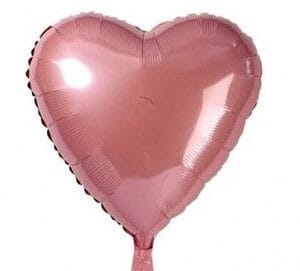 MH18 Light pink heart מיילר לב ורוד בהיר x1