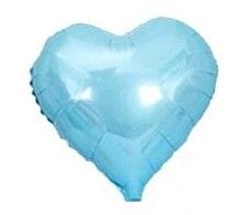 MH18 Light blue heart מיילר לב תכלת