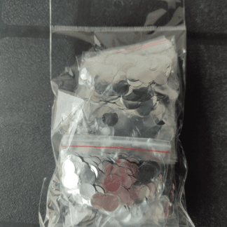 Confetti gr50 silver נצנצים קונפטי כסף x1
