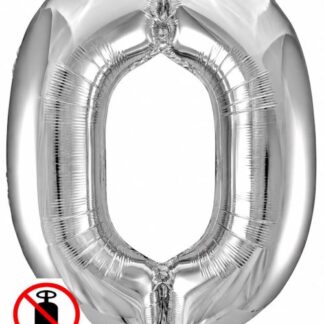 7 inch Number 0 Silver ספרה כסף x2