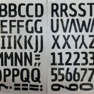 Alphabet Letters stikers english black  שחור ABC מדבקות x1