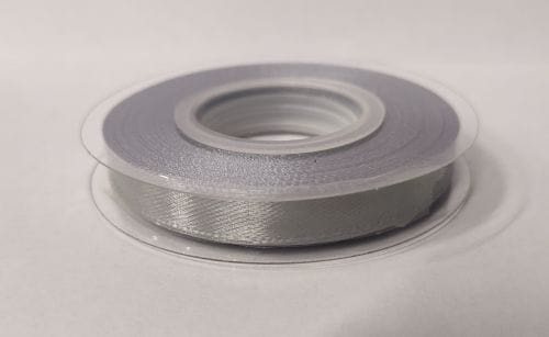 סרט סאטן כסף עובי 1 ס"מ 25 יארד x1