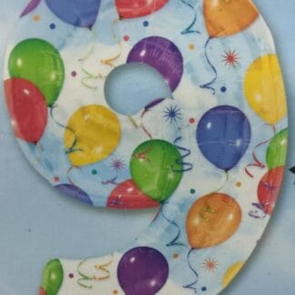 MN34 Number 9 coler ספרה צבעוני x1