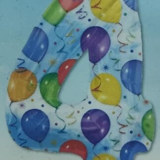 MN34 Number 4 coler ספרה צבעוני x1