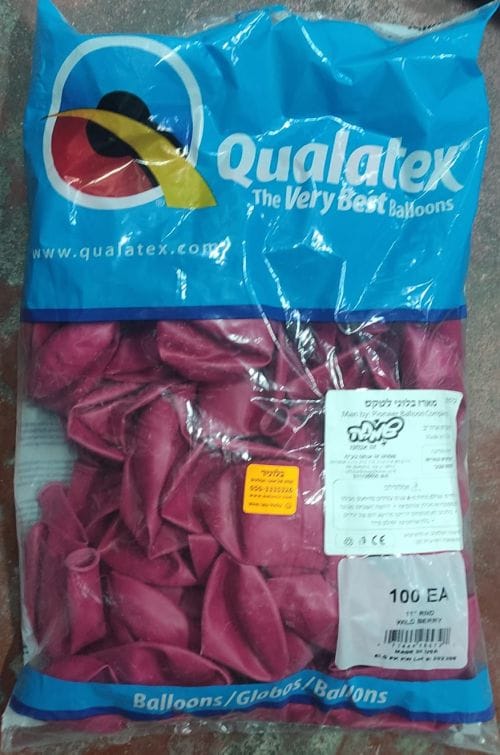 RQ11 Qualatex Wild berry פירות יער x100 למחוק