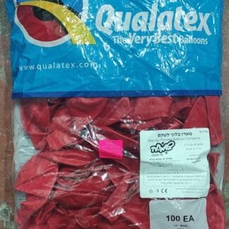 RQ11 Qualatex Red  אדום x100