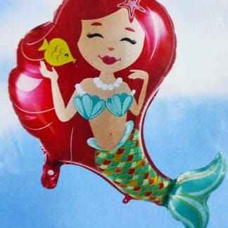 M10 Mini shape mermaid red hair - בת ים