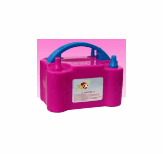 משאבה ורודה חשמלית לבלונים עגולים pink pump