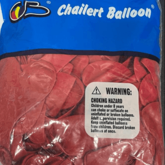 СB12 Chailert Balloon red hearts לבבות אדומים x100