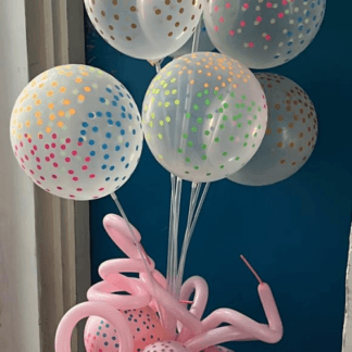 עמוד רצפתי פרח