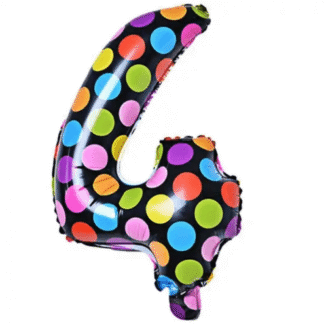 MN16 Number 4 Color ספרה צבעונית x1