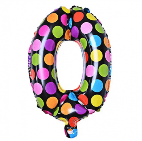 MN16 Number 0 Color ספרה צבעונית x1