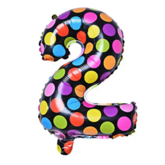 MN16 Number 2 Color ספרה צבעונית x1