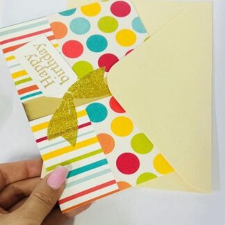 כרטיס ברכה "Happy Birthday"