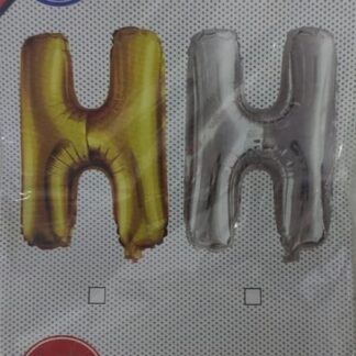 ML40 אות אנגלית H letter silver צבע כסף x1