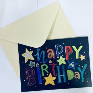כרטיס ברכה "Happy birthday"