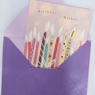 כרטיס ברכה "Birthday Wishes"
