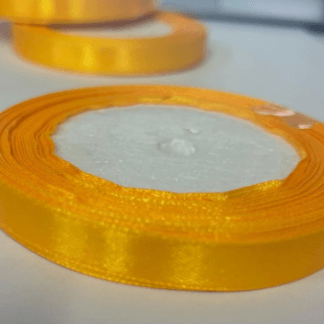 סרט סאטן צהוב דבש 1ס"מ 25 יארד x1 סין