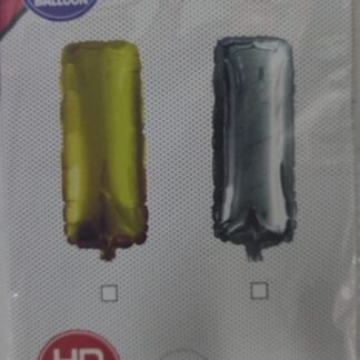 ML40 אות אנגלית I letter silver צבע כסף x1