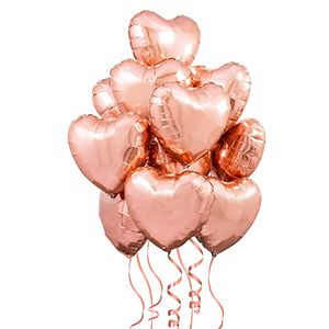 mh18 rosegold  צבע רוזגולד ארוזים 50 יחי בחבילה x50