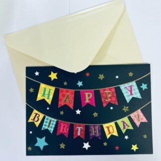 כרטיס ברכה "Happy Birthday"
