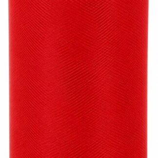 gaudze roll red color -6"*100yards גליל טול אדום x1