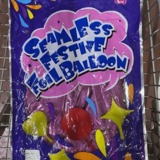 22" Seamless Festive BoBo Balloon צבע פוקסיה x1