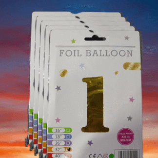 MN32 Number 1 gold ספרה זהב x1
