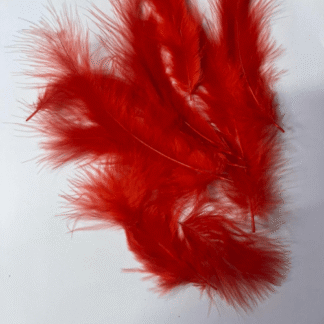 feathers red נוצות צבע אדום x1