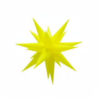 Neon magic star yellow 19 Inch כוכב קוצים  ניאון צהוב x1