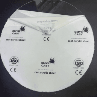 לוח פרספקט שקוף עגול קוטר 60 ס"מ (לא למשלוח)