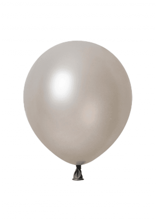 RM12 Multiballoon /m312 Pearly Silver כסוף פנינה x100