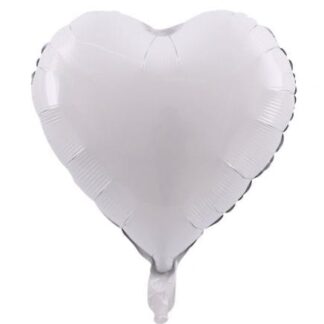 MH10 white Heart מיילר לב לבן x5