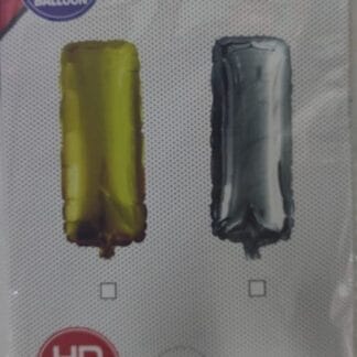 ML16 אות אנגלית I letter silver צבע כסף x1