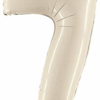 MN34 Number 7 White sand  ספרה צבע חול x1